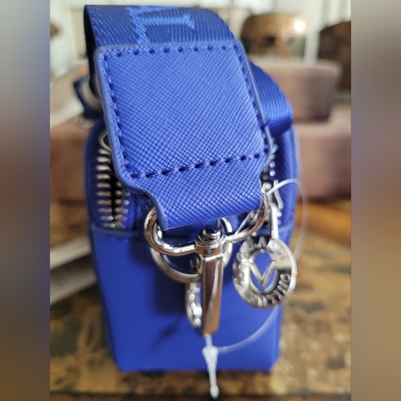 Valentino ORLANDI Vibrant Blue Studded Crossbody Bag - Picture 3 of 9